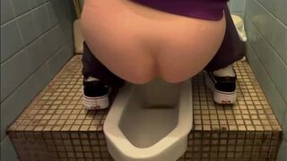 Asian girl pooping on squat toilet, ScatKings.com Scat Porn 3 ScatKings.com Scat Porn