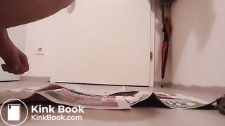 Big poop on newspaper, ScatKings.com Scat Porn 12 ScatKings.com Scat Porn