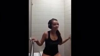 Serenity ... pooping in public toilet, ScatKings.com Scat Porn 17 ScatKings.com Scat Porn